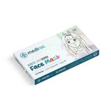 Mediroc (Wexta) (Kız-Erkek) Beyaz Stl3ply Melt Blown Koruyucu Çocuk Maskesi 10Lu (Kdo)