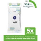 Mediseptik Antibakteriyel Perine Bölgesi Temizleme Havlusu 50 Li x 5 Adet - 00-Beyaz