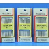 Mediterian 10'lu renkli metal dikiş iğnesi, dayanıklı ve kullanışlı ürün, kartlı set - Acorn