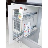 Mediterian 14cm Mavi Yandan Teleskopik Raylı Şişelik Seti, 0-249 ml, 1 Parça - Ahşap - 1 lt