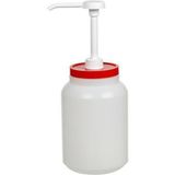 Mediterian 2000 ml pompalı sos şişesi, şık tasarım, kullanışlı ve ideal mayonez-ketçap şişesi - Ahşap - 200 ml
