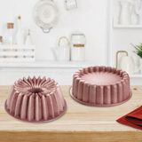 Mediterian 2'li Rose Gold Döküm Kek Kalıbı Seti, şık ve pratik mutfak aksesuarı