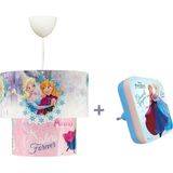 Mediterian 3D Elsa Karlar Ülkesi Sarkıt ve Mini Gece Lambası, Modern Tasarım, Plastik Materyal - 1 - Ahşap