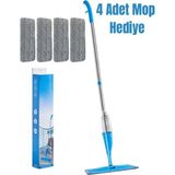 Mediterian 4 Bezli Sprey Mop Temizlik Seti Deterjan Hazneli, Pratik ve Hızlı Temizlik İçin Çeşit