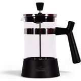 Mediterian 600 ml Cam French Press, Kahve ve Bitki Çayı Demleme Aracı - Seçenek 1 - Ahşap