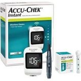 Mediterian Accu-Chek Instant Şeker Ölçüm Cihazı 50 Adet Ölçüm Çubuğu ile Ergonomik Tasarım