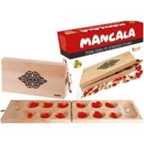 Mediterian Ahşap Mangala ve Bemi Oyuncak Seti, Eğlenceli ve Doğal Tasarım, 5+ Yaş - 01P-Pembe