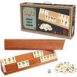 Mediterian Ahşap Okey Takımı, Eğlenceli ve Dayanıklı, 2-4 Kişi, 7+ Yaş, Evrensel Dil