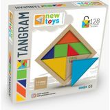 Mediterian Ahşap Tangram Zeka ve Yaratıcılık Geliştirici Eğitici Oyun 3-5 Yaş - 01P-Pembe
