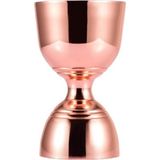 Mediterian Bakır Jigger 1/2 Oz, şık ve kaliteli ölçüm aracı, Metalik renk - Altın