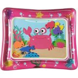 Mediterian Bebek Su Oyun Matı Tummy Time Aktivite Oyuncağı Su Havuzu - Pembe - 0 - 12 Ay - Açık Pembe