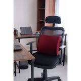 Mediterian Bordo visco bel ve sırt minder, ortopedik dik duruş yastığı, rahatlık ve konfor sağlar - 10 x 30 cm - 10 x 43 cm