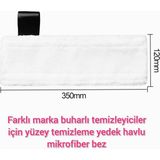 Mediterian Buharlı Temizleyici Yedek Mikrofiber Havlu Paspas Bezi Universal