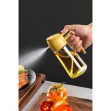 Mediterian Cam Yağdanlık Sprey 2'si Birlikte, Sarı, 450 ml, 3 Parça, Damlatmaz Conta - Şeffaf - 1 lt