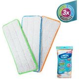 Mediterian Çok Amaçlı Mikrofiber Yedek Bezler – 3 Adet, Temizlik İçin Uygun Çeşit - Altın