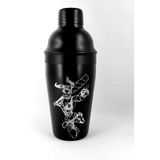 Mediterian Dayanıklı Çelik Tattoo Tasarımlı Kokteyl Shaker, Şık ve Kullanışlı Bar Aksesuarı - Altın