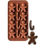 Mediterian Gingerman Yılbaşı Temalı Ginger Adam Şeker Hamuru Sabun Mum Kokulu Taş Pasta Çikolata Kalıbı