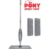 Mediterian Gri Sprey Mop ve Yedek Mop Seti, Kolay ve Hızlı Temizlik İçin Mükemmel Seçenek