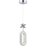 Mediterian Gümüş Renkli 3 Renk Ledli Kristal Taşlı Modern Avize 30x30 - 1 - Ahşap