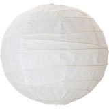 Mediterian Japon tarzı kağıt feneri, 45 cm, çelik malzeme, kablo ve duy dahil, modern tasarım - 1 - Ahşap