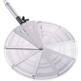 Mediterian Katlanabilir 31cm Yağ Sıçratmaz, Beyaz, Pratik ve Kullanışlı Ürün - Ahşap - 1 lt