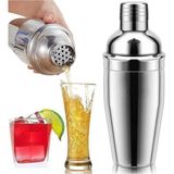 Mediterian Krom Kokteyl Shaker 720 ml, şık ve dayanıklı, ev kullanımına uygun - Altın