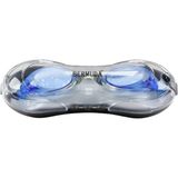 Mediterian Mavi Yüzücü Gözlüğü, Esnek Burun, Konforlu ve Dayanıklı, 3+ Yaş, TR Menşei - 0 - 3 Yaş - Azur Mavi