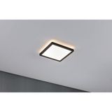 Mediterian Modern 24W LED avize, siyah metal, 55x69 cm, ofis, banyo ve balkon aydınlatması - 1 - Ahşap