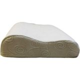 Mediterian Ortopedik Boyun Yastığı. Boyun Fıtığı, Boyun Düzleşmesi, Için Visko Ortopedik Yastık - 10 x 30 cm - 10 x 43 cm