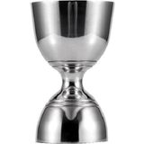 Mediterian Paslanmaz Çelik Jigger 1/2 Oz, Şık ve Dayanıklı Mutfak Gereci Renk: Gri