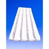 Mediterian Peluş 50 cm mop kılıfı, paspas ve yedek kılıf, kolay kullanım, hijyen sağlar, kırmızı-beyaz