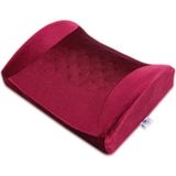 Mediterian Rahat ve konforlu ortopedik bel destek yastığı, bordo ve vişne renk seçenekleriyle - 10 x 30 cm