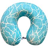 Mediterian Rahat Visco Hafızalı Ortopedik Seyahat Boyun Yastığı - 10 x 30 cm - 10 x 43 cm