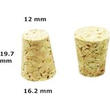 Mediterian Renkli Konik Mantar Tıpası, 50 adet, dayanıklı ve kaliteli, 16.2*12*19.7 mm - Acorn