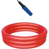 Mediterian Renkli şişme çocuk havuzu 102x25cm, 1+ yaş, canlı kırmızı renk - 0 - 3 Yaş - Açık Gri