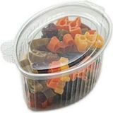 Mediterian Şeffaf 80 cc Sızdırmaz Saklama Kabı 100’lü, temiz ve kullanışlı turuncu plastik - 100 ml