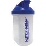Mediterian Şeffaf ve şık 500 ml plastik shaker, sağlıklı içecekler için ideal tasarım - Bakır