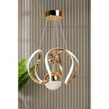 Mediterian Şık Metal Avize, Oturma ve Yatak Odası İçin Modern Aydınlatma, 30x55 Boyut - 1 - Ahşap