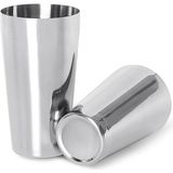 Mediterian Şık ve dayanıklı 750/550 ml kokteyl shaker seti, kolay kullanımlı tasarım - Altın