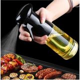 Mediterian Şık ve pratik cam sprey yağdanlık, 250ml, siyah renk, mutfak aksesuarı - Şeffaf - 250 ml