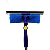 Mediterian Teleskopik cam silme aparatı, mikrofiber fırça, çekçekli, pratik ve kullanışlı tasarım