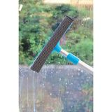 Mediterian Teleskopik mikrofiber cam silme aparatı seti, pratik ve etkili temizlik aracı - Altın