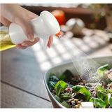 Mediterian Temizlenebilir Sprey Yağdanlık, 200 ml, Beyaz, Airfryer İçin Uygun, Pratik Kullanım - Ahşap - 1 lt