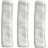 Mediterian Yedek Peluş Mop Cam 45 cm 3'lü Set, Temizlik Kolaylığı