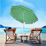 Mediterian Yeşil Plaj Şemsiyesi - Deniz Şemsiyesi - Sahil Şemsiyesi - Bahçe Şemsiyesi -Balkon&havuz Şemsiyesi
