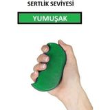 Mediterian Yeşil Silikon El Egzersiz Aparatı, Bilek ve Parmak Güçlendirme, Fizik Tedavi
