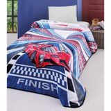 Mediterian Yumuşak ve Rahat Tek Kişilik Battaniye 160x220 cm, Polyester, Beyaz