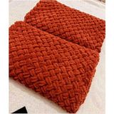 Mediterian Yumuşak ve sıcak bebek çocuk battaniyesi 90x90, polyester, bordo renk, rahat uyku için ideal - 30 x 40 cm - --