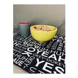 meditroia Baskılı Bulaşık Kurutma Matı 48x36 Cm Kurulama Bezi Örtüsü Tr-060 Siyah yazıbaskılıkurutma