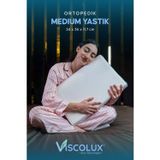 Medium Boy Ortopedik Yastık - Boyun Destekli Visco Yastık Yeşil 56x36x11/7